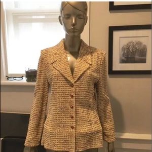 St John Collection FANTASY TWEED Jacket Blazer 10